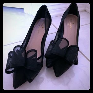 Kate Spade bow low heels